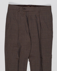 Belt loops
Single pleat
Slanted side pockets
Welted back pockets with buttons
Composition: 100% Wool
Article: PE0595
Model: C518AZ
Color: 0550 / Brown Caruso Wool Trousers / Brown