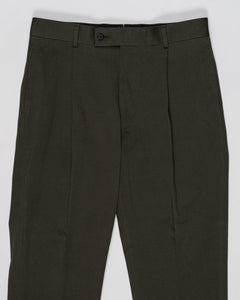 Belt loops
Single pleat
Slanted side pockets
Welted back pockets with buttons
Composition: 98% Cotton 2% Elastan
Article: 509563
Model: C518AZH
Color: 0720 / Green
Made in Italy Caruso Cotton Twill Trousers / Green