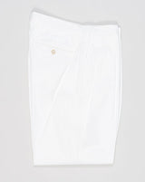 Article: 300519
Model: Portobellod
Color: White / 5120
Composition: 100% Cotton
Lining: 100% Cotton
Belt loops
Slanted side pockets
Made in Naples, Italy Briglia Portobello Cotton Trousers / White