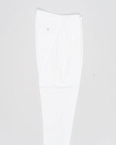 Article: 300519
Model: Portobellod
Color: White / 5120
Composition: 100% Cotton
Lining: 100% Cotton
Belt loops
Slanted side pockets
Made in Naples, Italy Briglia Portobello Cotton Trousers / White