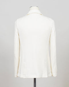 Composition: 68% Linen 32% Cotton
Color: 001 / White
Article: 57156 / 18652
Model: Giacca M/L
Made in Italy Gran Sasso Knitted Blazer / White