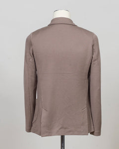 Composition: 100% Virgin Wool
Color: 148 / Taupe
Article: 57156 / 14512
Model: Giacca M/L
Made in Italy Gran Sasso Knitted Wool Blazer / Taupe
