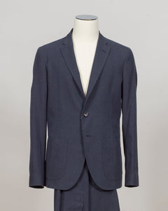 Herno summer blazer&nbsp;
2 buttons
Unlined&nbsp;
2 patchpockets
Sidevents
Matching &nbsp;trousers available. Jacket and trousers sold&nbsp;separately.
Composition: 70% Linen 30% Cotton
Article: GA000207U 17147
Color: 9200 / Navy
Made in Italy Herno Linen &amp; Cotton Jacket / Navy
