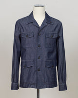 Model: 78110/56100
Material: 98 % Cotton 2% Polyester
Color: 598 Dark Denim Blue
Made in Italy Gran Sasso Denim Overshirt / Dark Blue