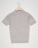 Art. 4203992558
Col. 260 Light Brown
54% Merino Wool 46% Linen Stenströms Ribbed Wool &amp; Linen Polo / Light Brown