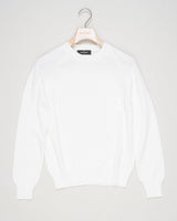 Composition: 93% Cotton 7% Cashmere
Color: 002 / White
Article: 23136 / 17802
Model: Paricollo M/L
Made in Italy &nbsp;Gran Sasso Cotton &amp; Cashmere Knit / White