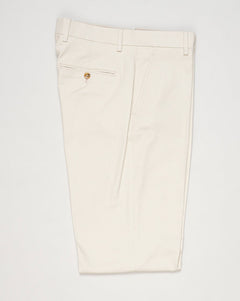 Composition: 97% Cotton 3% Elastan
Model: Sauma22
Article: PU19SAUMA22CHINO03
Color: Ecru
Made in Martina Franca, Puglia, Italy Berwich Cotton Chinos / Ecru