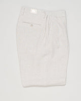 Mod. Portobellos
Art. 300118
Col. 00023 Natural
100% linen
Made in Italy Briglia Portobello Linen Trousers / Natural