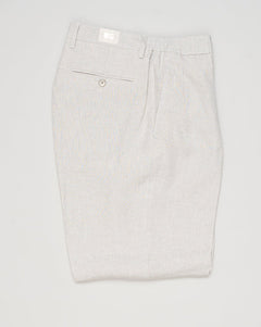 Mod. Portobellos
Art. 300118
Col. 00023 Natural
100% linen
Made in Italy Briglia Portobello Linen Trousers / Natural