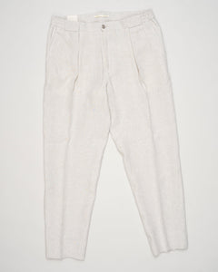 Mod. Portobellos
Art. 300118
Col. 00023 Natural
100% linen
Made in Italy Briglia Portobello Linen Trousers / Natural