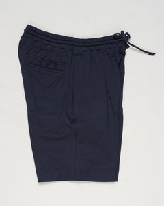 Art. 76127/81002
Col. 598 Navy
100% Cotton
Made in Italy Gran Sasso Drawstring Jersey Shorts / Navy