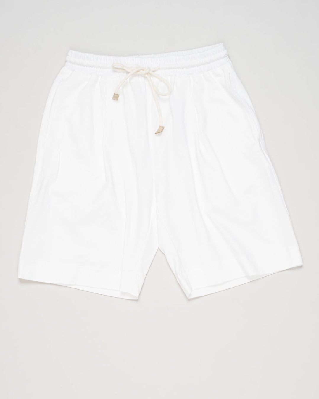 Art. 76127/81002
Col. 005 White
100% Cotton
Made in Italy
Gran Sasso Drawstring Jersey Shorts / White