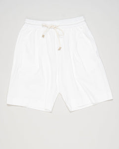 Art. 76127/81002
Col. 005 White
100% Cotton
Made in Italy
Gran Sasso Drawstring Jersey Shorts / White