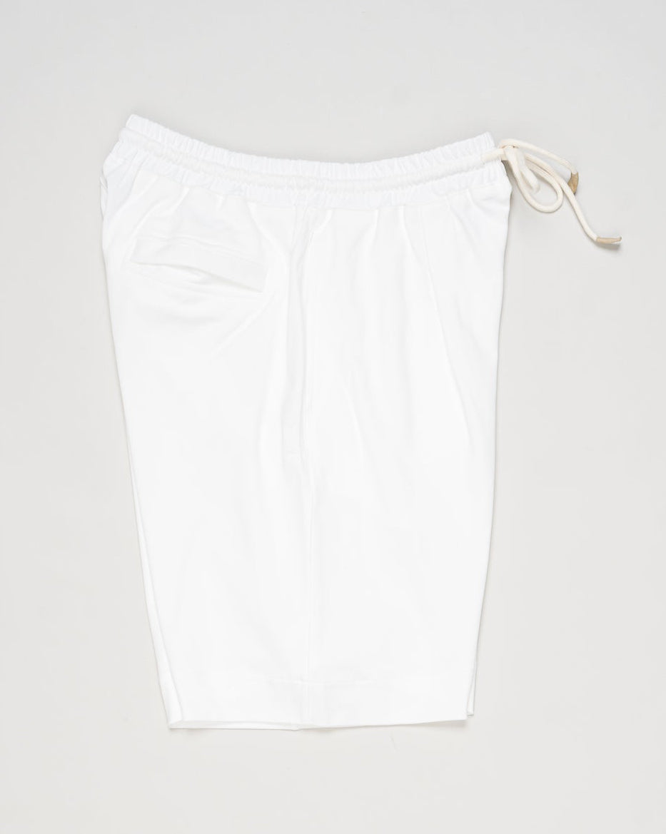 Art. 76127/81002
Col. 005 White
100% Cotton
Made in Italy
Gran Sasso Drawstring Jersey Shorts / White