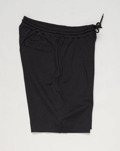 Art. 76127/81002
Col. 099 Black
100% Cotton
Made in Italy Gran Sasso Drawstring Jersey Shorts / Black