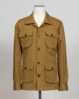 Safari jacket
4 patch pockets
Unlined
Made in Italy Briglia Safari Jacket / Mustard