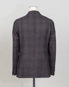 Montecarlo 1SHO22K (1.5cm longer)
Notch
SB 2 bot
2 sp
 Art 440022
Col M1382
86% Wool 14% pl
Made in Martina Franca, Italy Tagliatore Glencheck Jacket / Brown & Black