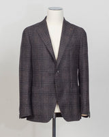 Montecarlo 1SHO22K (1.5cm longer)
Notch
SB 2 bot
2 sp
&nbsp;Art 440022
Col M1382
86% Wool 14% pl
Made in Martina Franca, Italy Tagliatore Glencheck Jacket / Brown &amp; Black