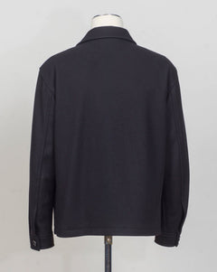 ADIB Shirt Jacket
Fabric: 100% wool Loro Piana / Capolavoro
Art 770065
Col N1234 (Black)
Made in Martina Franca, Italy Tagliatore Wool &amp; Cashmere Shirt Jacket / Black