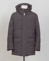 Outer fabric: 91% Polyester 9% Elastane
Lining: 100% Polyamide
Filling: 90% Down 10% Feathers
Color: Graphite Grey / 97
Article: F09MUCX738
Snap buttons Montecore Hooded Down Coat / Graphite Grey