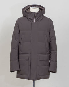 Outer fabric: 91% Polyester 9% Elastane
Lining: 100% Polyamide
Filling: 90% Down 10% Feathers
Color: Graphite Grey / 97
Article: F09MUCX738
Snap buttons Montecore Hooded Down Coat / Graphite Grey