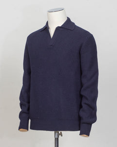 Gran Sasso Ribbed Polo Knit&nbsp;
Art. 23163/25067
Col 598 Navy
Composition 100% wool
Made in Italy
