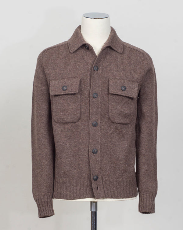 Gran Sasso Woolen Overshirt
Art. 13190/25079
Col 194 Mid brown melangé
Composition 100% wool
10 gauge
Made in Italy