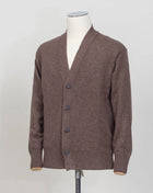 Gran Sasso Woolen Overshirt
Art. 2318825051 
Col 194 Mid brown melangé
Composition 100% wool
10 gauge
Made in Italy Gran Sasso Wool Cardigan / Brown