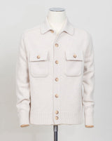 Gran Sasso Woolen Overshirt
Art. 13190/25079
Col 054 Off white
Composition 100% wool
10 gauge
Made in Italy