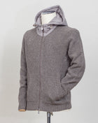 Article: 13184/24010
Color: 165 / Greige
Composition: 80%wo 20%pa
Made in Italy Gran Sasso Bouclé Wool Hooded Jacket / Light Taupe