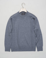 Article: 13128 / 14283
Color: 088 / Grey
Composition: 100% Virgin Wool (Extrafine Merino)
Made in Italy Gran Sasso Heavy Wool Crewneck / Grey