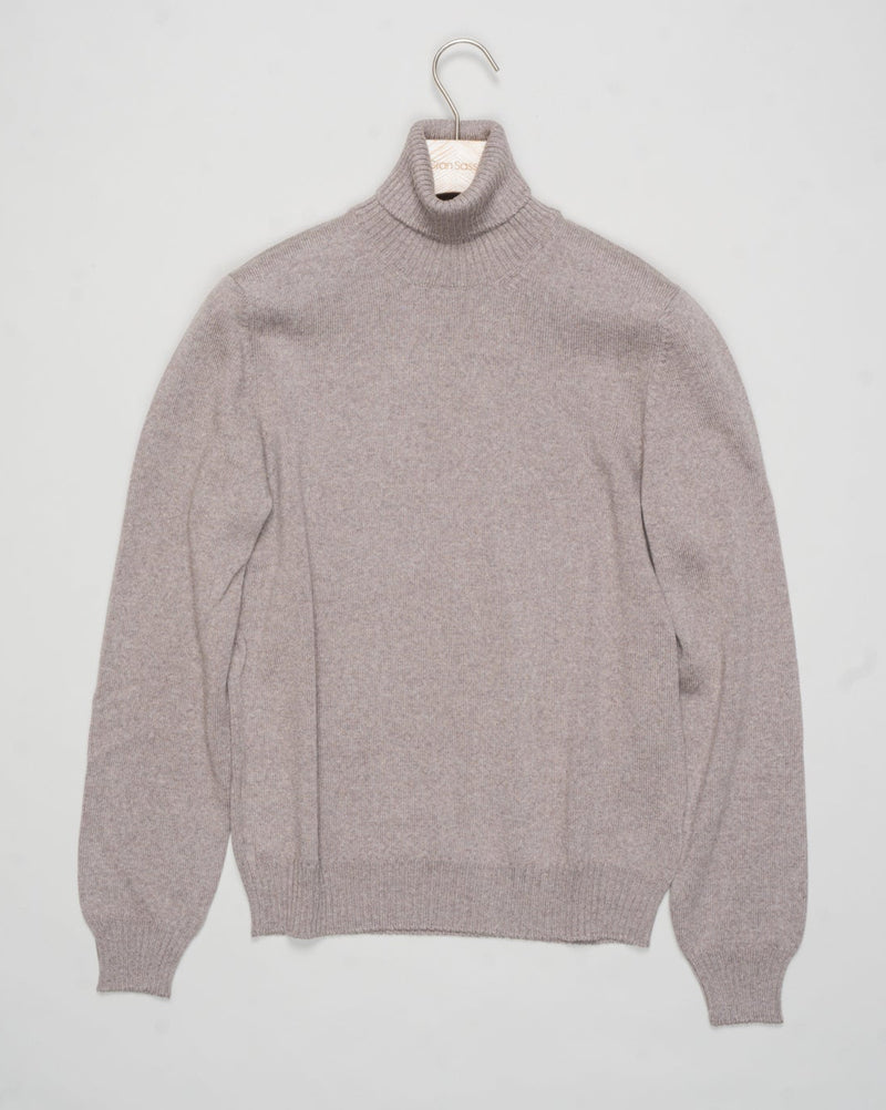 Art. 23197/14212&nbsp;
Col 140 Light taupe
100% Merino wool
Made in Italy Gran Sasso Ribbed Collar Rollneck / Light Taupe