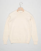 G.R.P. Firenze Ribbed Crewneck Knit
Col. Ecru
Composition 90% wool 10% cashmere
Made in Italy 