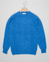 Composition: 100% Pure new wool
Article: 3834/7 Shaggy
Color: Cobalt / Bright blue
Made in Scotland Harley of Scotland Shaggy Crew Neck / Cobalt
