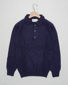 Composition: 100% Pure new wool
Article: 5234 / Eton Shaggy
Color: Navy
Made in Scotland Harley of Scotland Shaggy Polo / Navy