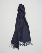 Size: 210cm x 48cm
Article: 93100 / 91000
Color: 598 / Navy 
Composition 100% Cashmere
Made in Italy Gran Sasso Cashmere Scarf / Navy