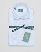 Composition: 100% Cotton Twill
Color: Light Blue / 02
Made in Napoli, Italy Luigi Borrelli Washed Cotton Twill Shirt / Light Blue
