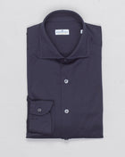 Composition: 100% Cotton
Article: J133
Model: FJ17
Color: Navy / 02
Sonrisa Cotton Jersey Shirt / Navy
Made in Italy
