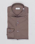 Composition: 100% Cotton
Article: J133
Model: FJ17
Color: Brown / 08 Sonrisa Cotton Jersey Shirt / Brown
Made in Italy