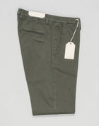 Article: 400009
Model: BG03
Color: Dark Green / 72
Composition: 97% Cotton 3% Elastan
Lining: 100% Cotton
Flat front
Belt loops
Slanted side pockets
Made in Naples, Italy Briglia Garment Dyed Cotton Chinos / Dark Green