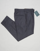 Model: Chiaia long
Single pleat
Front pockets: seam
Back pockets: welted
Hemming: 5cm turn ups
Article: ca2034
Color: Dark Navy
Composition: 100% Virgin wool natural stretch
Made in Martina Franca, Italy Berwich Puppytooth Trousers / Dark Navy