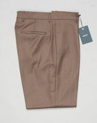 Model: Chiaia long
Single pleat
Front pockets: seam
Back pockets: welted
Hemming: 5cm turn ups
Article: ca1986
Color: Greige
Composition: 100% Virgin wool natural stretch
Made in Martina Franca, Italy Berwich Covert Wool Trousers / Greige