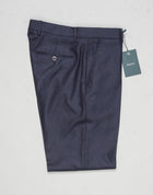 Model: Sauma20
Flat front
Front pockets: slanted
Back pockets: with button
Belt loops
3,5cm turn ups
Article: vb1504
Color: Navy
Composition: 100% virgin wool natural stretch
Made in Martina Franca, Italy Berwich VBC Flannel Trousers / Navy