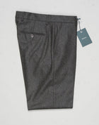 Model: Sauma20
Flat front
Front pockets: slanted
Back pockets: with button
Belt loops
3,5cm turn ups
Article: vb1504
Color: Army
Composition: 100% virgin wool natural stretch
Made in Martina Franca, Italy Berwich VBC Flannel Trousers / Army
