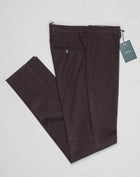 Composition: 98% Cotton 2% Elastan 
Color: Dark Brown
Model: vulcano23
Flat front
Front pockets: seam
Back pockets: welted
Hemming: unfinished
Article: ts1620x
Made in Martina Franca, Italy Berwich Cotton Chinos / Dark Brown