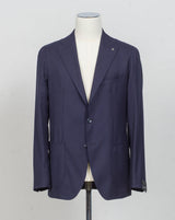 Model: Montecarlo&nbsp; 1SHO22K (1.5cm longer)
Notch lapel
Single breasted&nbsp;
2 Buttons
Sidevents
&nbsp;99% wool 1% ea
Art 060069
Col B5040 / Navy
Made in Martina Franca, Italy Tagliatore Wool Panama Jacket / Navy
