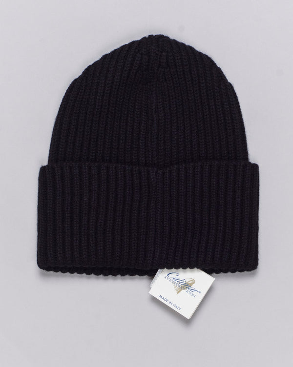 Composition: 100% Cashmere
Article: WVU083
Color: Black / 20000
Made in Italy Calimar Ribbed Cashmere Beanie / Black