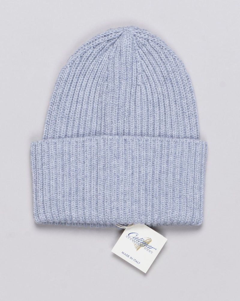 Composition: 100% Cashmere
Article: WVU083
Color: Light Grey / 22673
Made in Italy Calimar Ribbed Cashmere Beanie / Light Grey