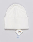 Composition: 100% Cashmere
Article: WVU083
Color: White / 21768
Made in Italy Calimar Ribbed Cashmere Beanie / White