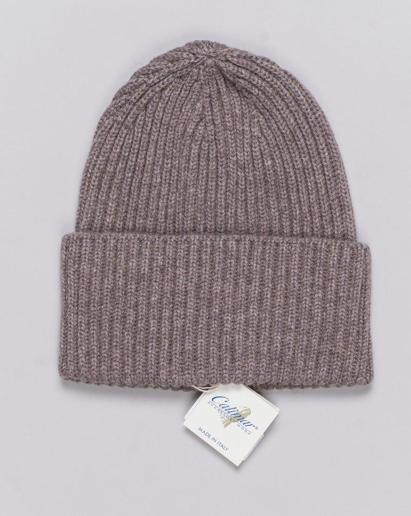 Composition: 100% Cashmere
Article: WVU083
Color: Taupe / 20627
Made in Italy Calimar Ribbed Cashmere Beanie / Taupe